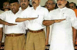Modi with the RSS