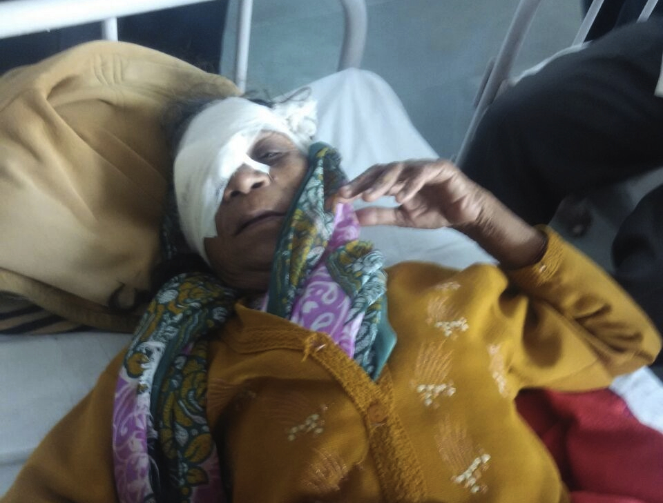 Woman attacked by Marathas in Nashik